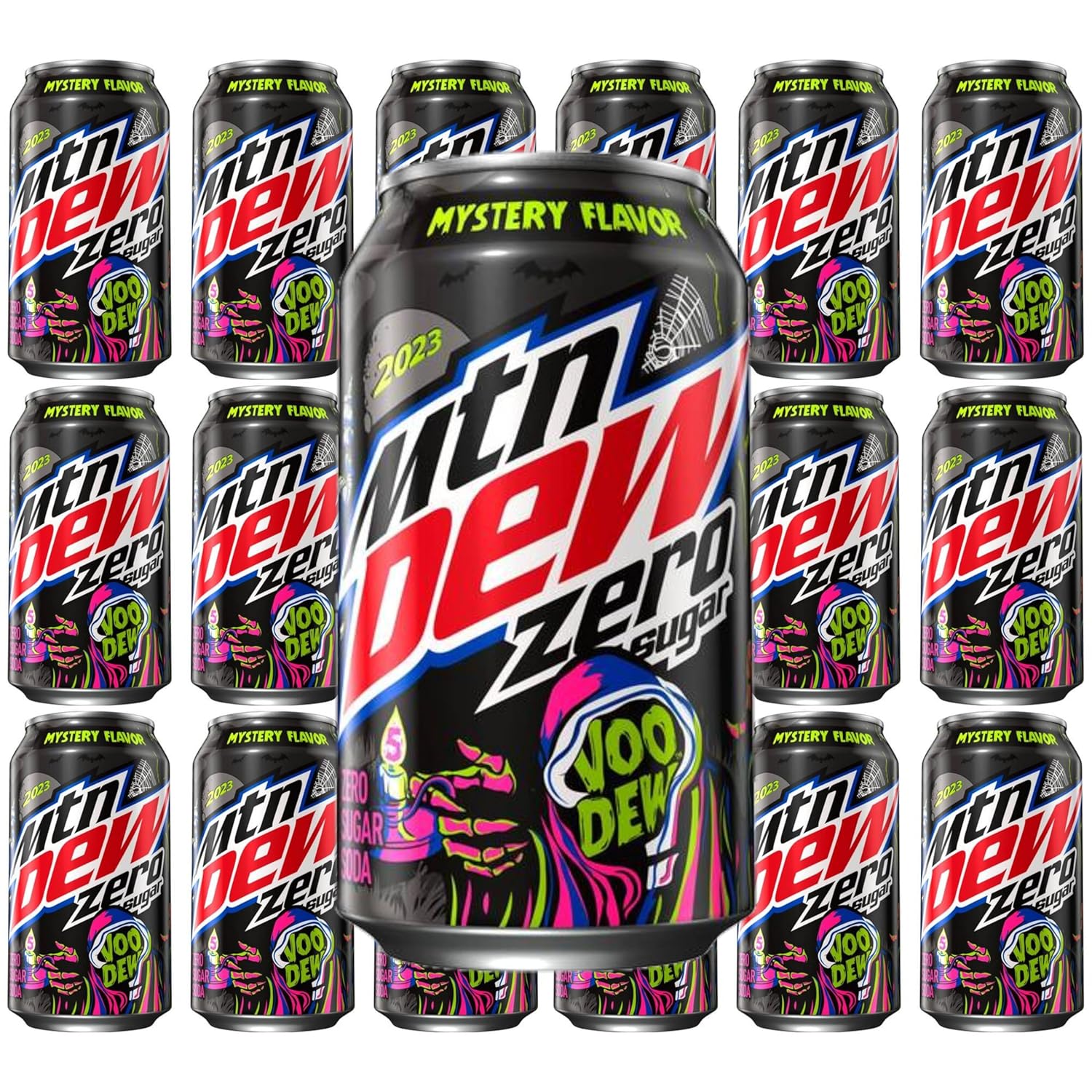 18 Cans Mountain Dew (Zero Voodew) Grocery & Gourmet Food