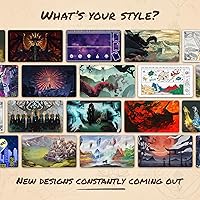 Vista 6 de Lightning Bolt (cosido) – Tapete MTG de Anato Finnstark – Compatible con Magic The Gathering Playmat – Play MTG, YuGiOh, TCG – Diseños artísticos