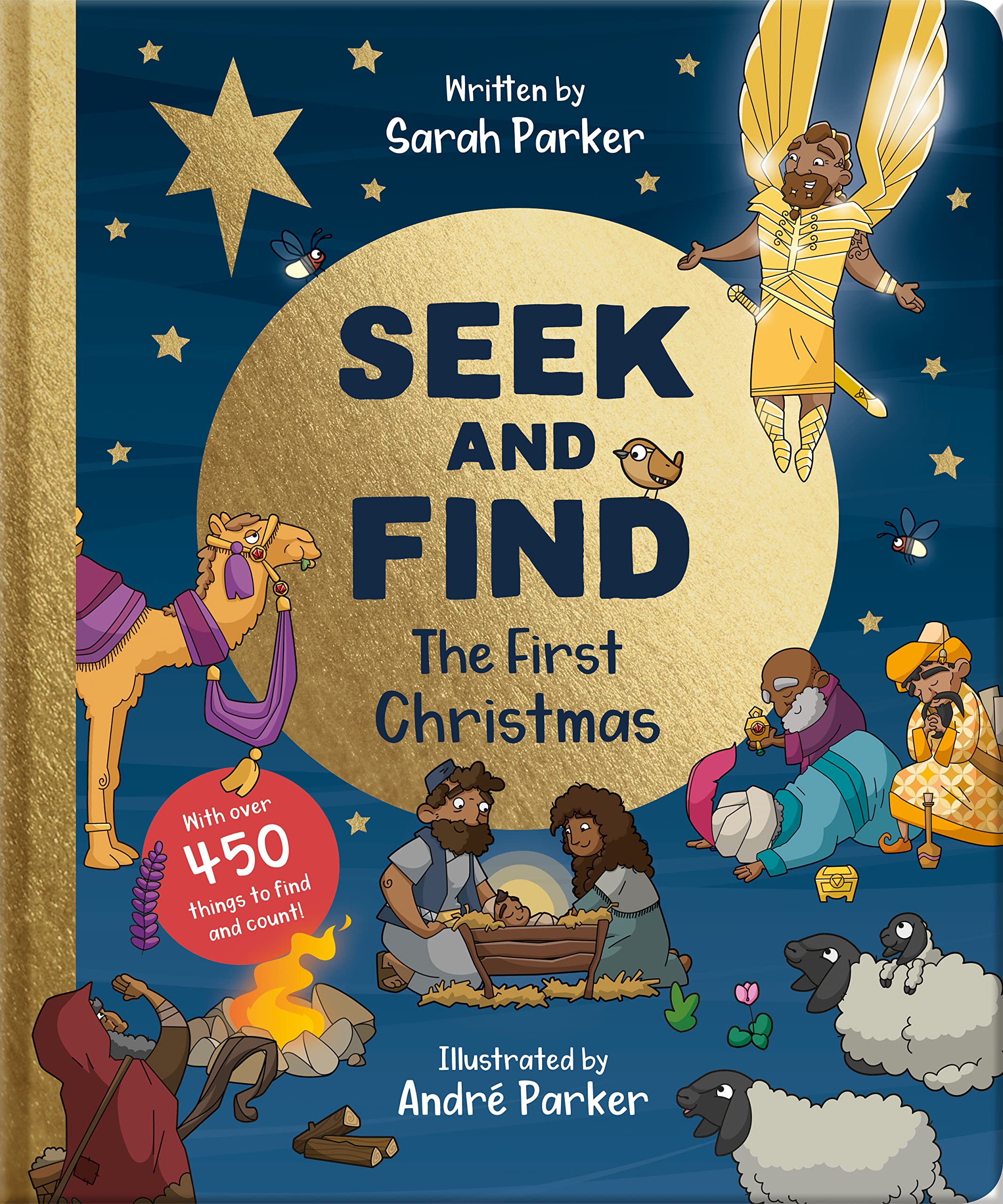Seek and Find: The First Christmas: With over 450 Things to Find and Count! (Fun interactive Christian book to gift kids ages 2-4)
