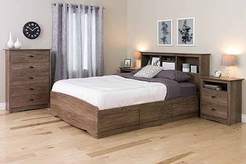 Miniatura 6 de Prepac Sonoma - Mesa de noche alta de 2 cajones