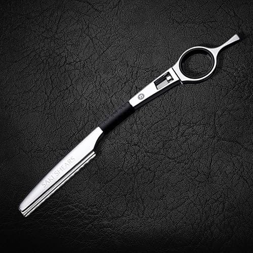 Miniatura 3 de Saki Shears Juego de tijeras profesionales de 6 pulgadas, incluye tijeras para el cabello, tijeras para adelgazar y maquinilla de afeitar para el