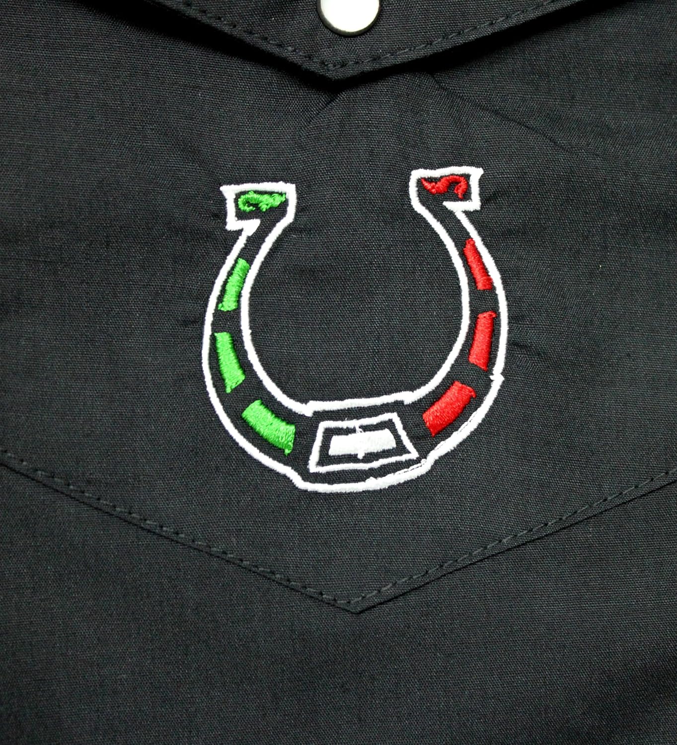 Men's El Señor de Los Cielos Western Cowboy Shirt L/S Design Mexico Horseshoe