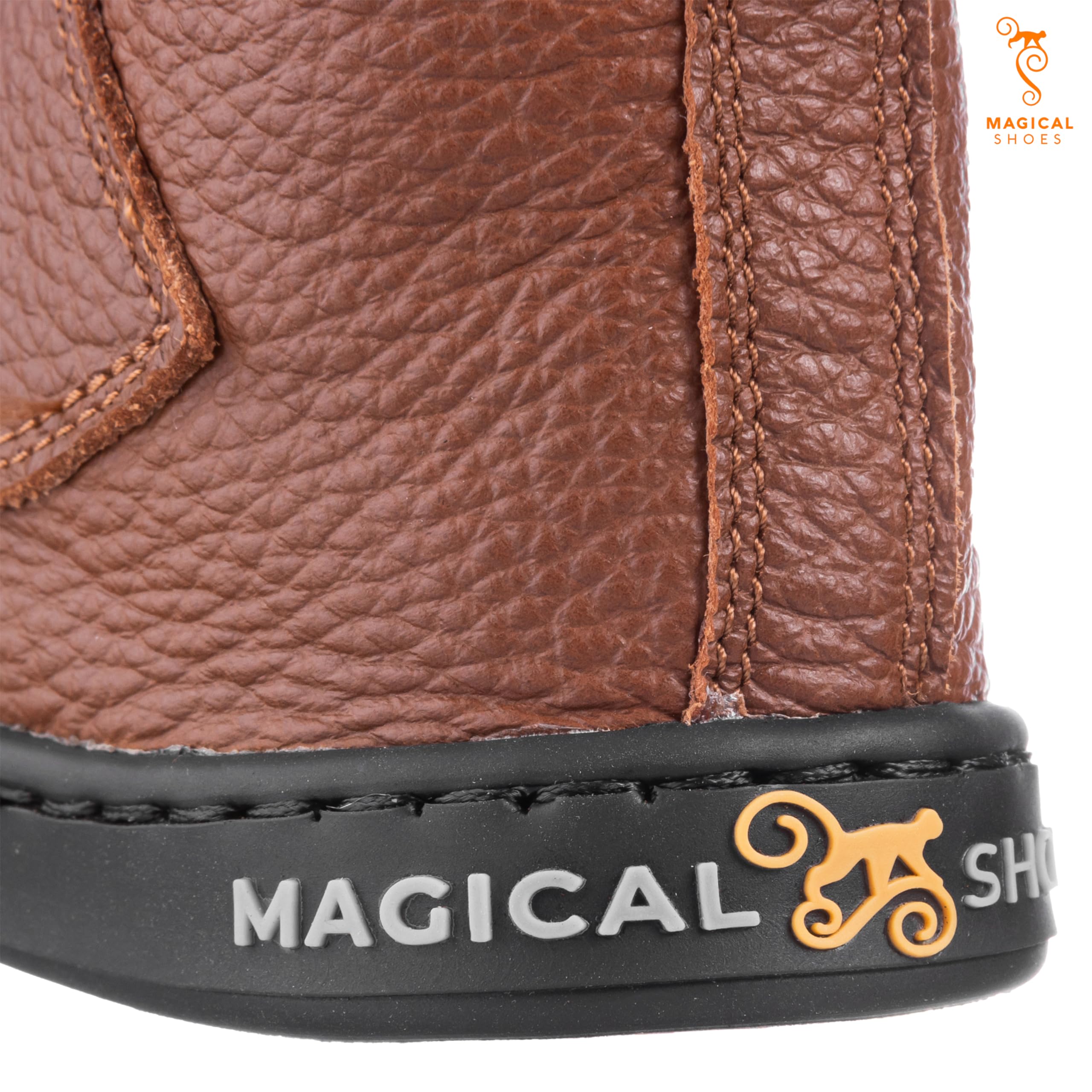 Magical Shoes Barfußstiefel für Kinder, gefütterte Barfußschuhe für Mädchen & Jungen, Winterstiefel mit Futter 50% Wolle, Halbstiefel Leder, Winter Kinder-, Babyschuhe, Ziu Ziu
