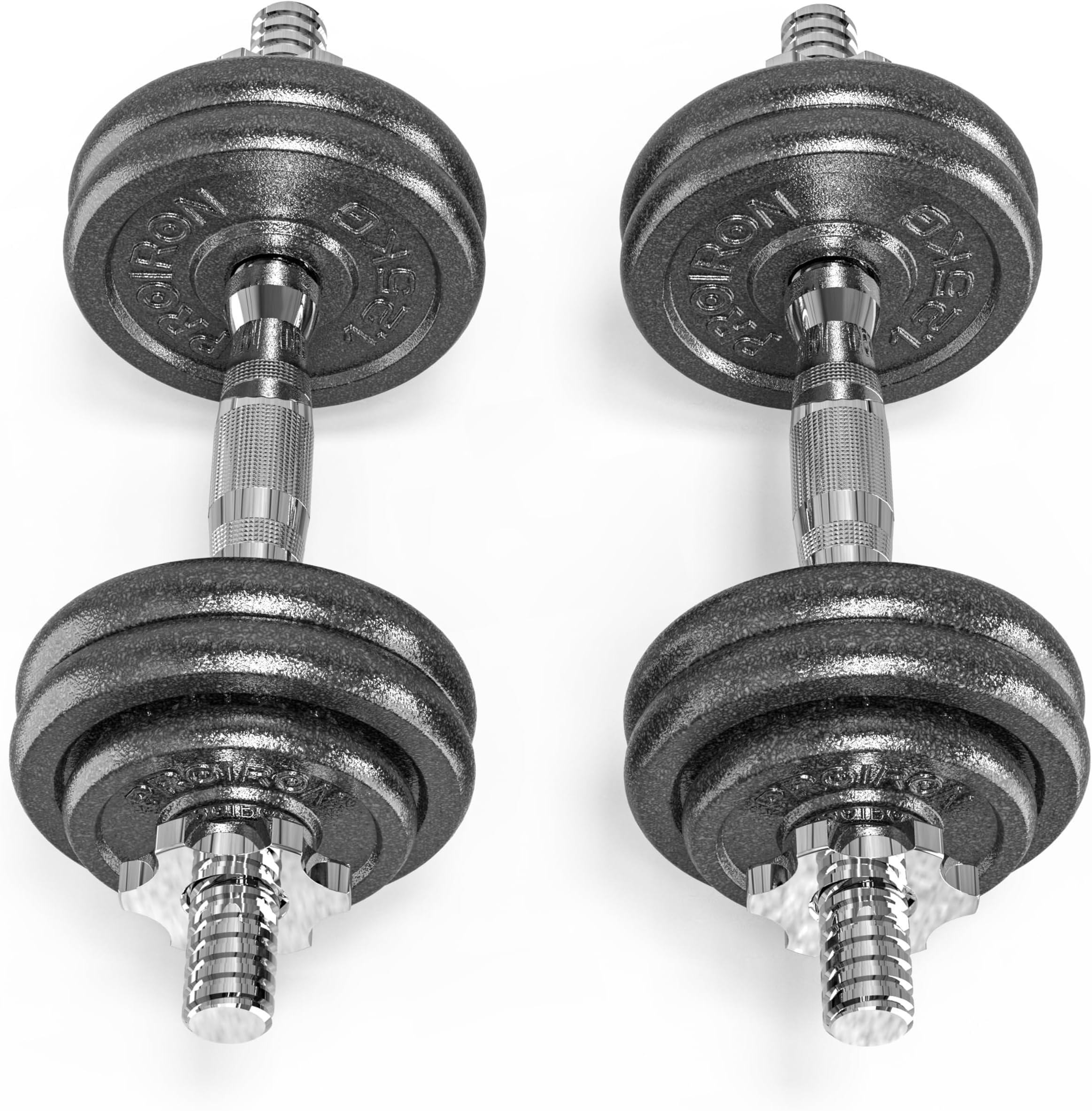 PROIRON 20kg Cast Iron Adjustable Dumbbell