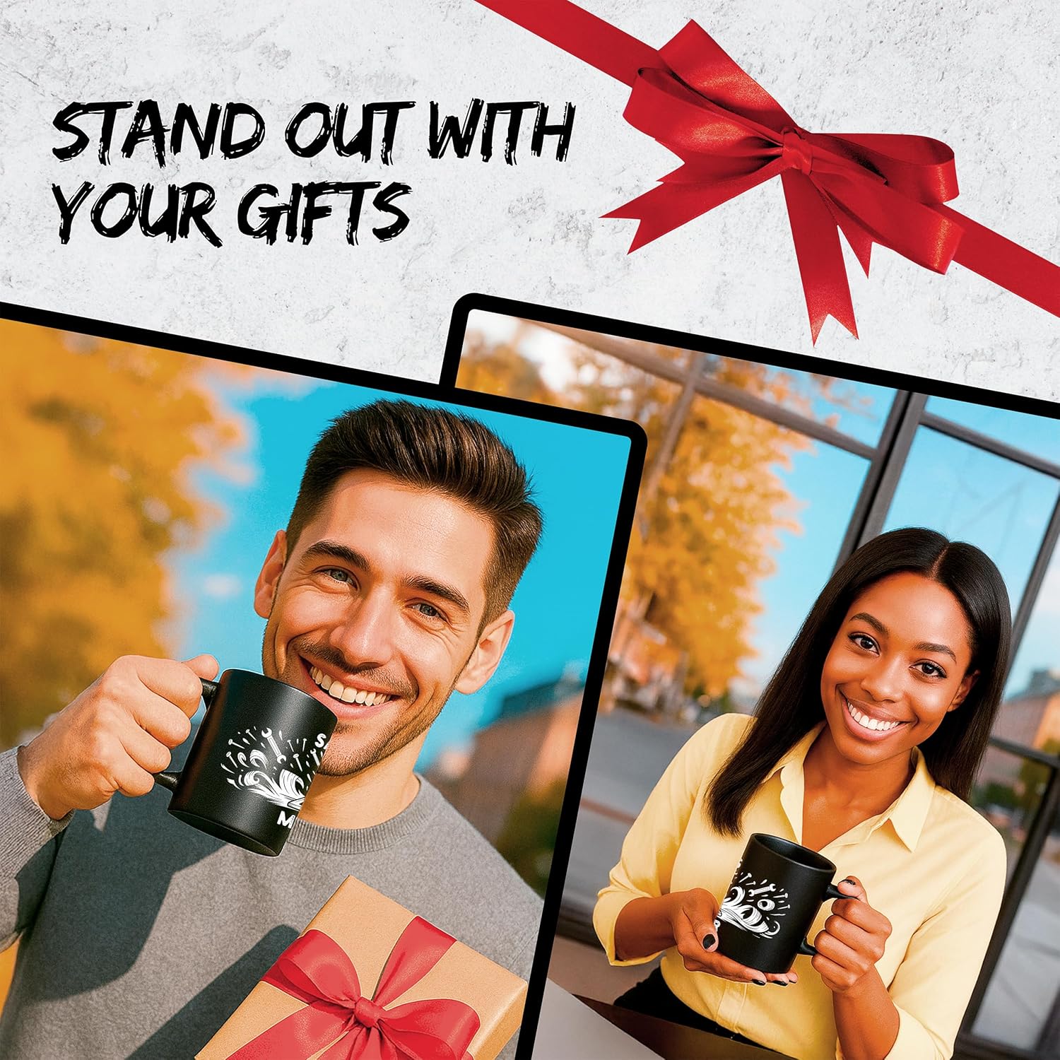 Sawdust is Man Glitter Ceramic Coffee Mug 11oz Woodworking Carpenter - Tea Coffee Mug with Comfortable Grip - Unique Fun Gift Cup for Office or Home - Vibrant Long-Lasting Print ID45211 - Image 7