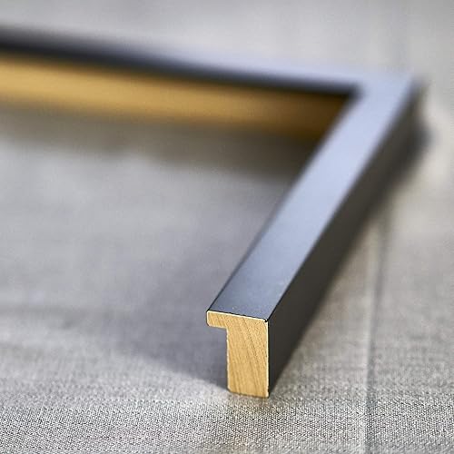 Miniatura 4 de Marco de cómic con paspartú para 5 cómics de la era actual publicado después de 1985, marco de cómic negro para cómics de 6.875 x 10.5