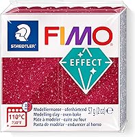 Vista 7 de STAEDTLER 8010-352 FIMO Effect - Arcilla de modelado de polímero endurecedor para horno, color azul galaxia (1 bloque de 2.01 oz)