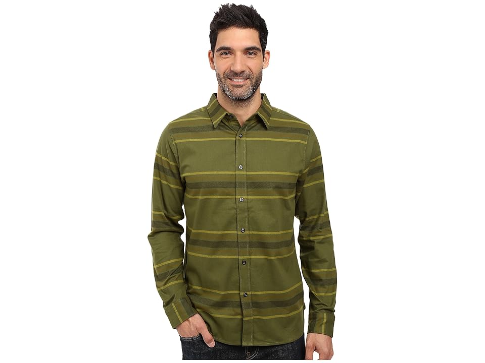 

The North Face Long Sleeve Approach Flannel (Terrarium Green (Prior Season)) Men's Clothing, Multi