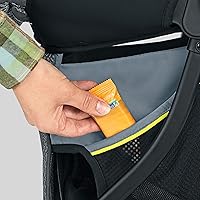 Vista 5 de Chicco SmartSupport Mochila portadora con marco de aluminio, mochila ligera para bebé, solar/gris