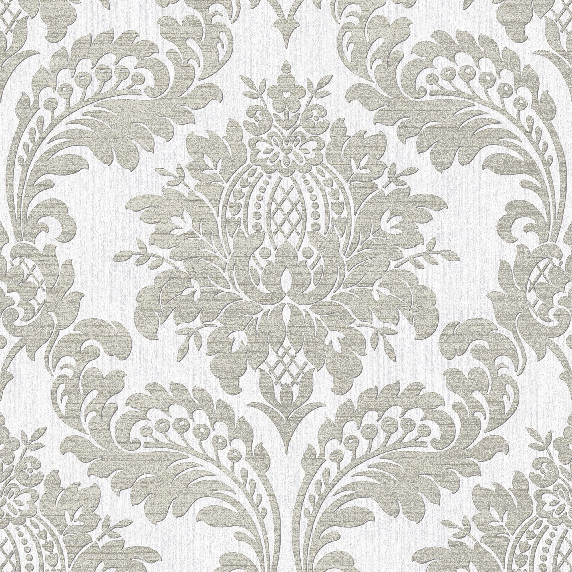 Boutique By Graham & Brown Grey Boutique Archive Damask Wallpaper | Paste The Wall | Damask | Eco-Friendly