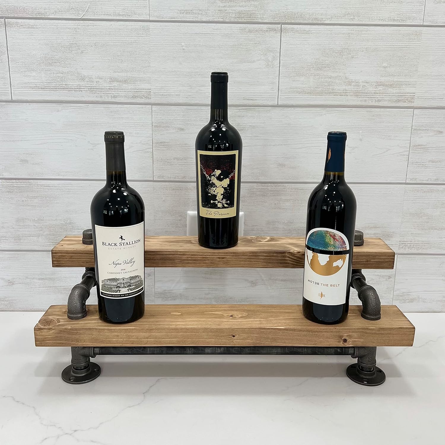 Freestanding Liquor Shelf Industrial Bar Display Liquor