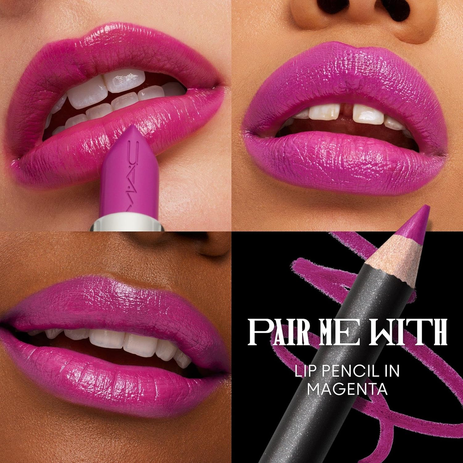 MAC M·A·Cximal Sleek Satin Lipstick, Violet Vapor, 0.12 Ounces - Image 3