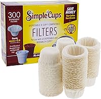 Vista 10 de Filtros desechables para uso en cafeteras Keurig® (paquete de 50) - Tazas simples - Usa tu propio café