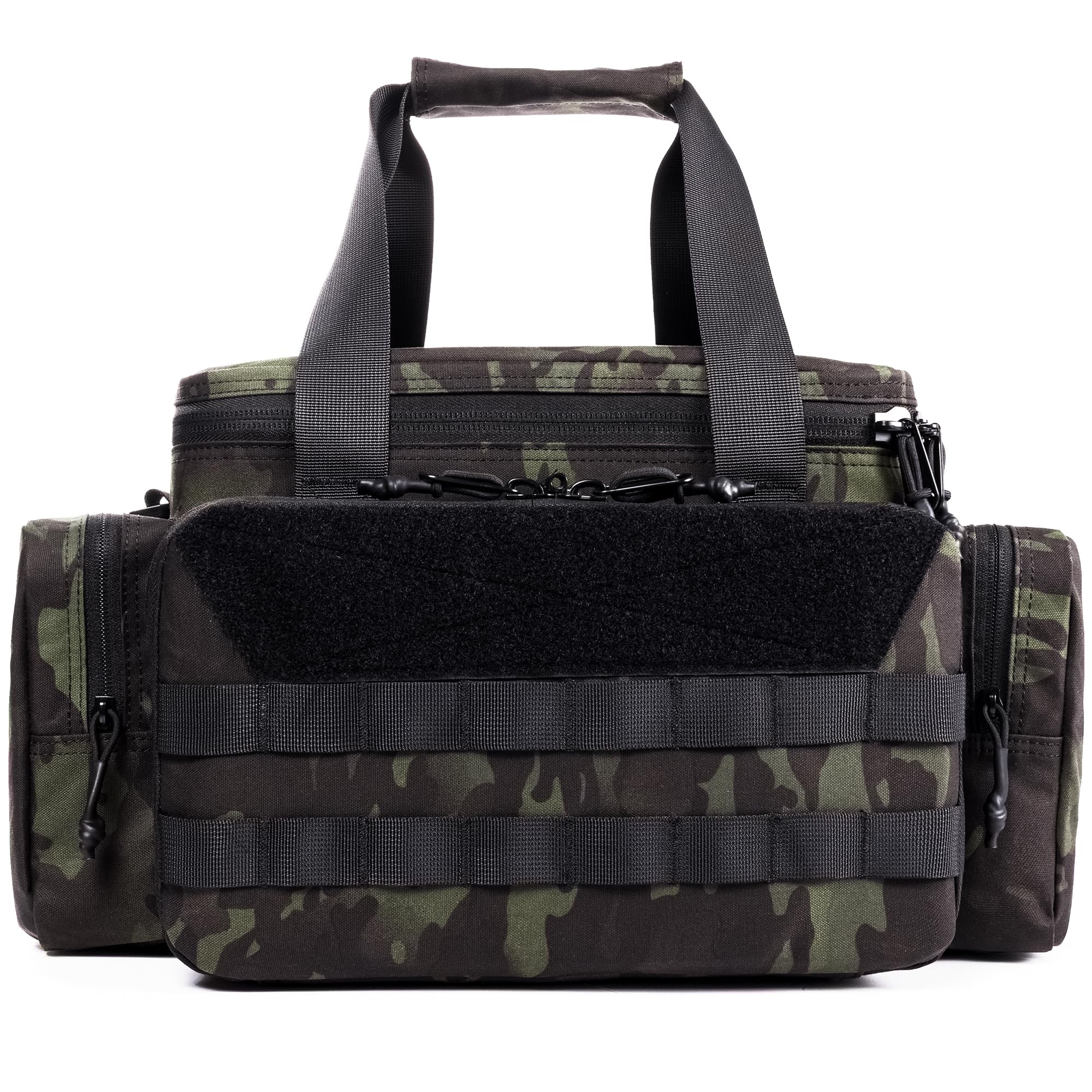 OneTigris Range Bag, torba policyjna, torba taktyczna, torba na broń do polowania, strzelnicy, wędkarstwa, wędrówek, aktywności na świeżym powietrzu, Camo czarny, 45cm x 25cm x 23cm, Sportowy