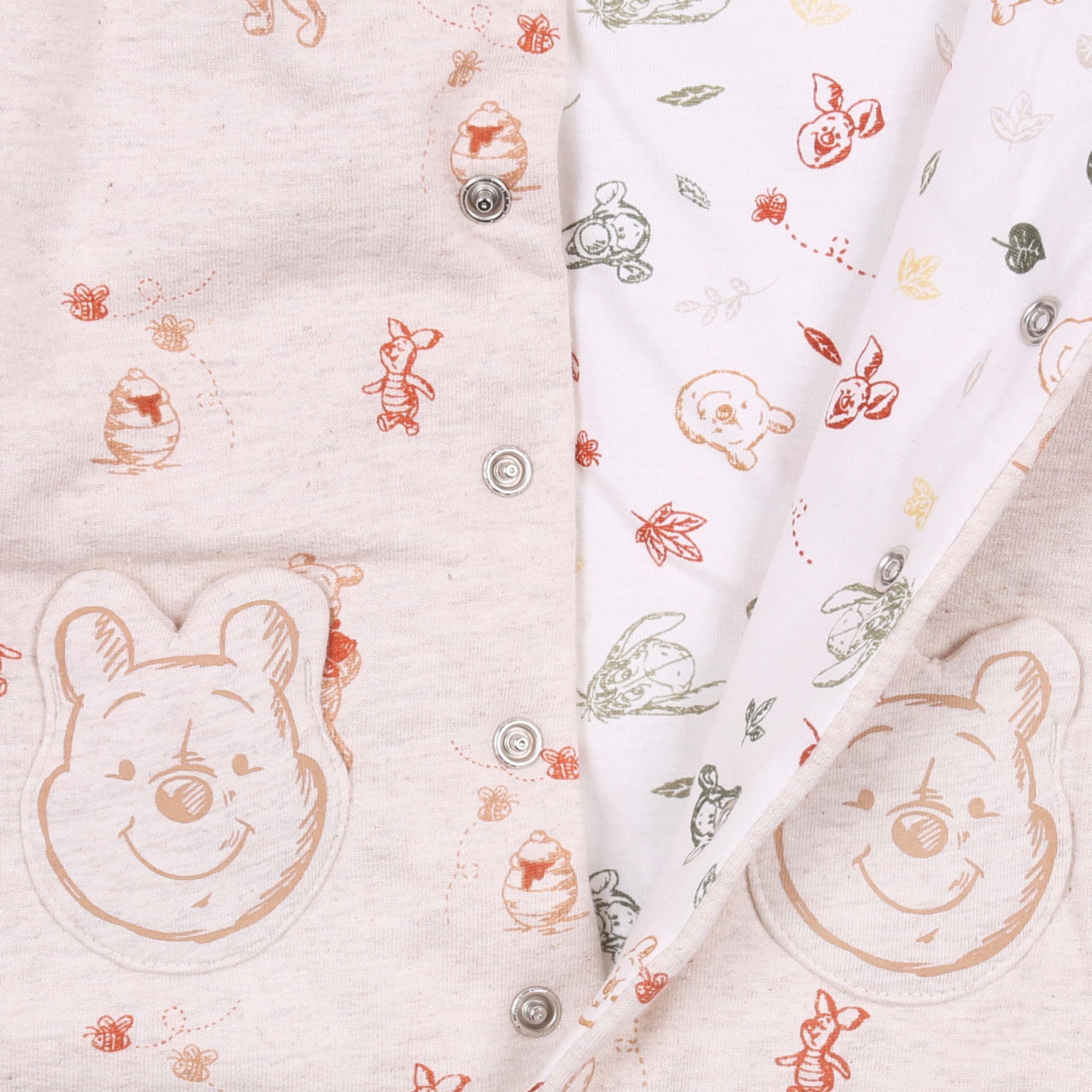 sarcia.eu Conjunto de bebé de algodón Beige, Winnie-The-Pooh Oeko-Tex