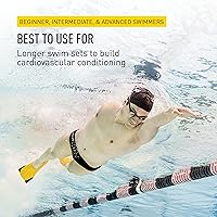 Vista 5 de Finis Z2 Gold Zoomers - Aletas de entrenamiento de hoja corta para fuerza y velocidad, ajuste de goma natural