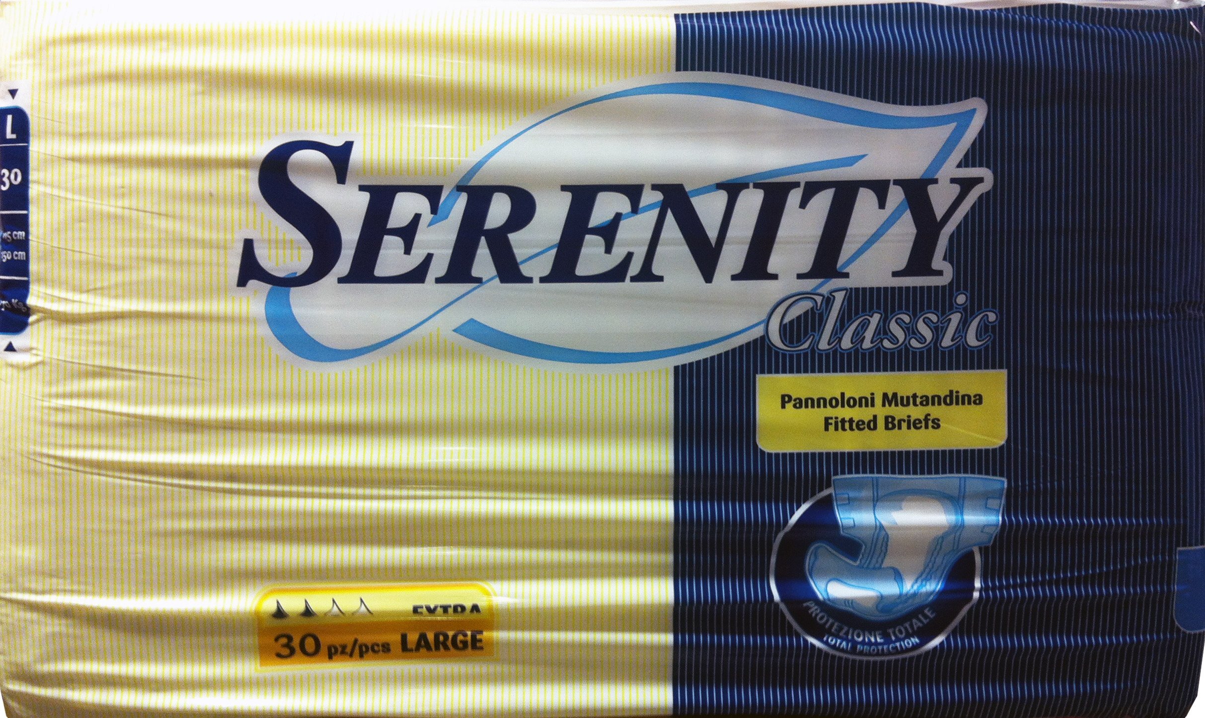 SERENITY 30 Pannoloni Mutandina Extra Taglia Large 30 PEZZI
