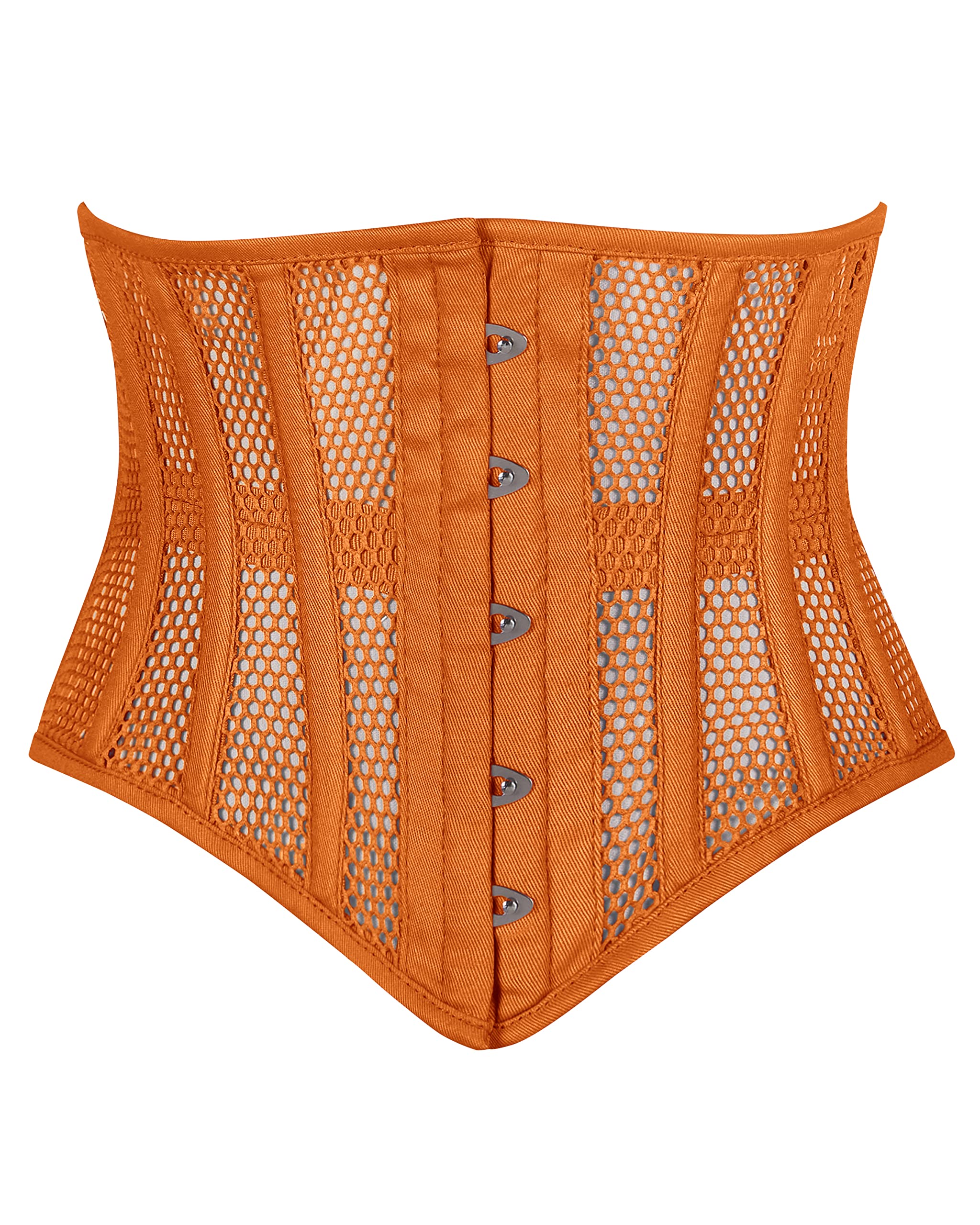 Heavy Duty Underbust Steel Boned Waist Trainer Cincnher Womens Waspie Mesh Corset