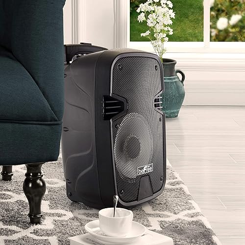 Miniatura 6 de beFree Sound Altavoz portátil del partido de Bluetooth de 8 pulgadas con USB, SD y luces reactivas