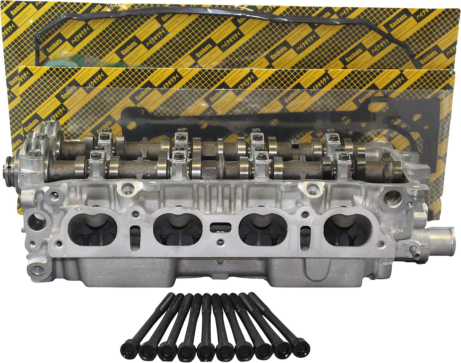 Remanufactured Cylinder Head for Corolla Celica Matrix MR2 1.8 DOHC 1ZZ / 1ZZ-FE w/VVTI 2000-2008 + Head Gasket Set & Head Bolts (CORE RETURN REQUIRED)