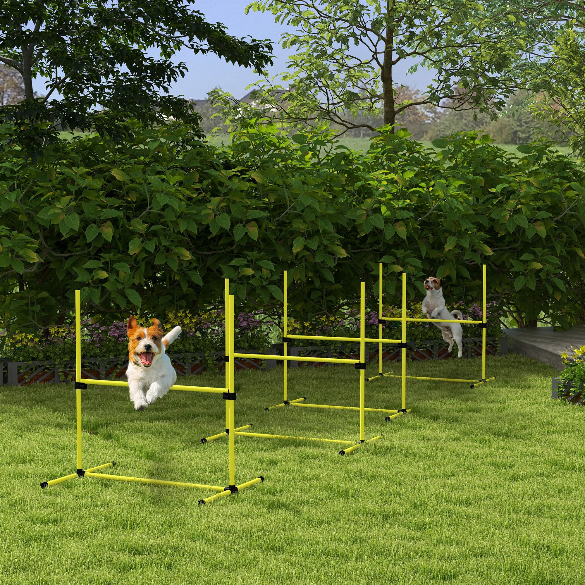 Smart Dog Agility Course Game Adjustable Dog Agility Jump 36