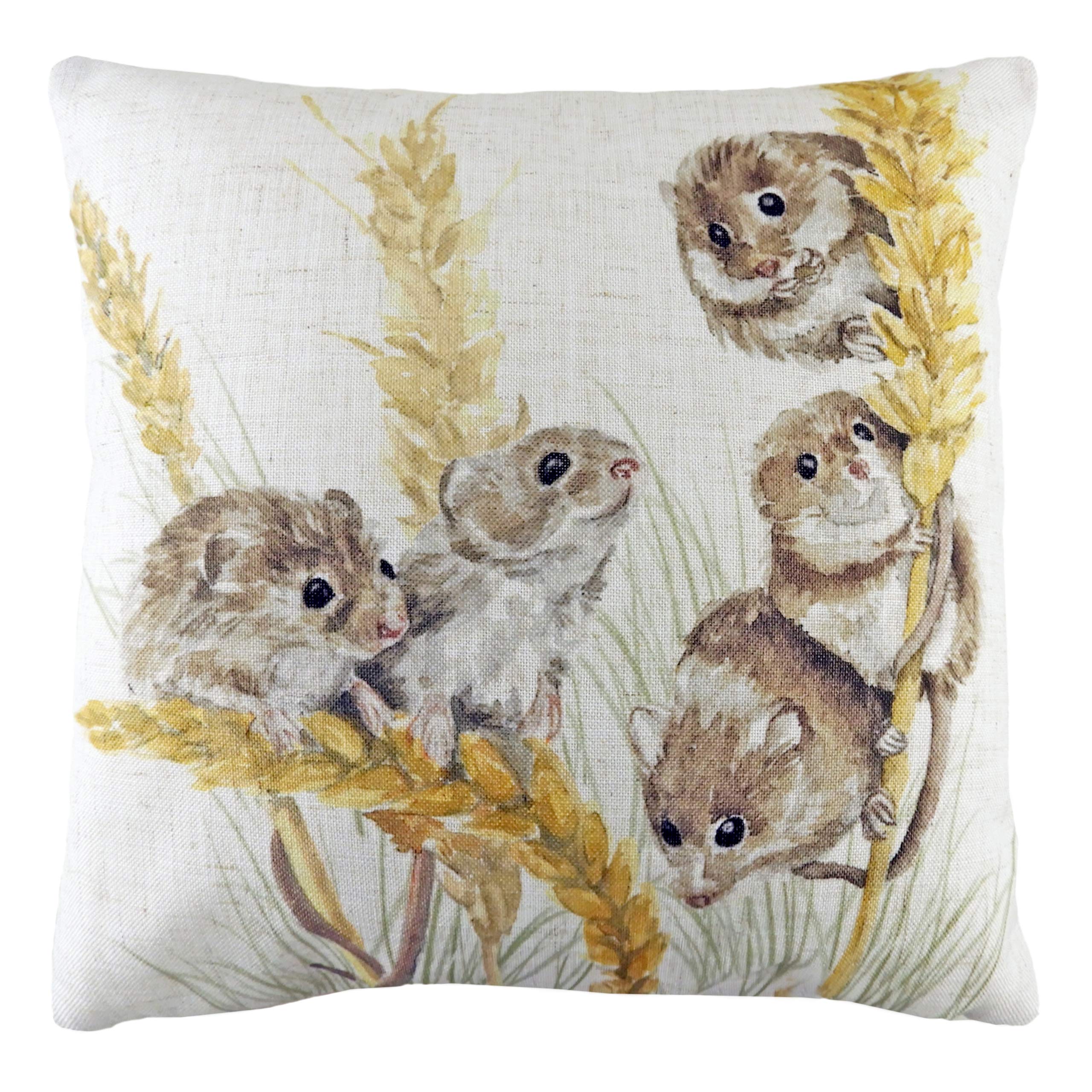 Evans Lichfield Woodland Field Mouse Throw Pillow Cover