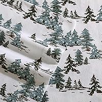 Vista 85 de Eddie Bauer - Full Sheets, Cotton Flannel Bedding Set, Brushed For Extra Softness, Cozy Home Decor (Dog Friends, Full)