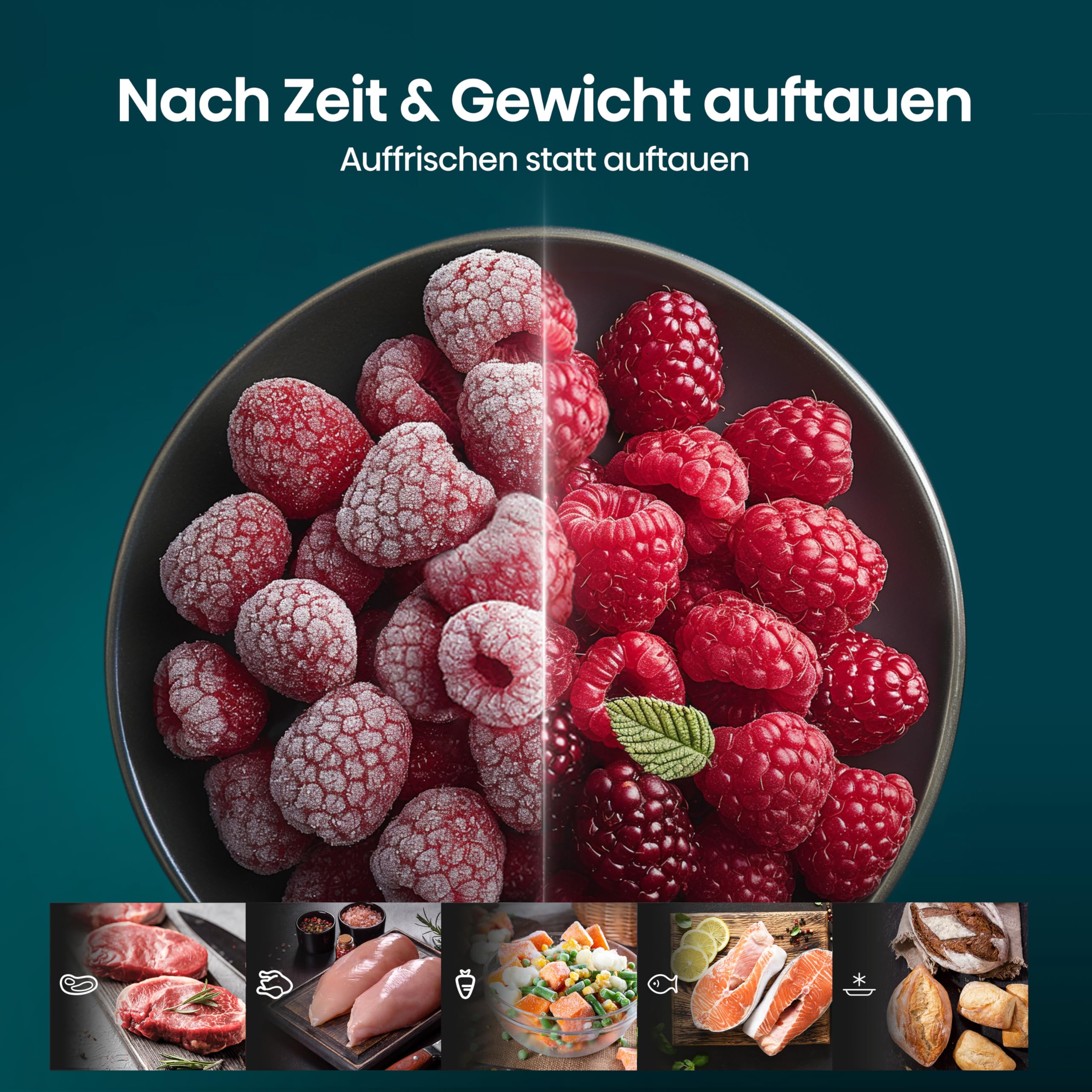 Hisense H23MOBS5HC Mikrowelle 23L 900W AirFry 4 in 1 Schwarz