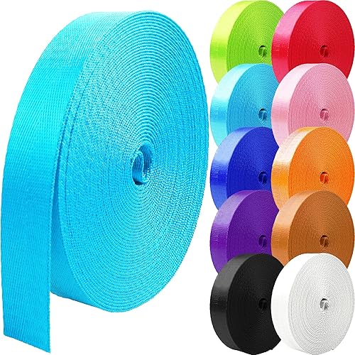 Miniatura 9 de Correa de nailon de 1 pulgada, 1.5 pulgadas, 2 pulgadas, correa de nailon para cinturón, correas de mochila, 10, 25, 50, 3.3 yardas