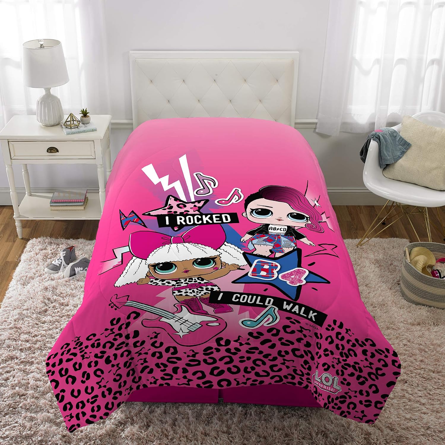 Franco Kids Bedding Comforter, Twin/Full, L.O.L. Surprise!