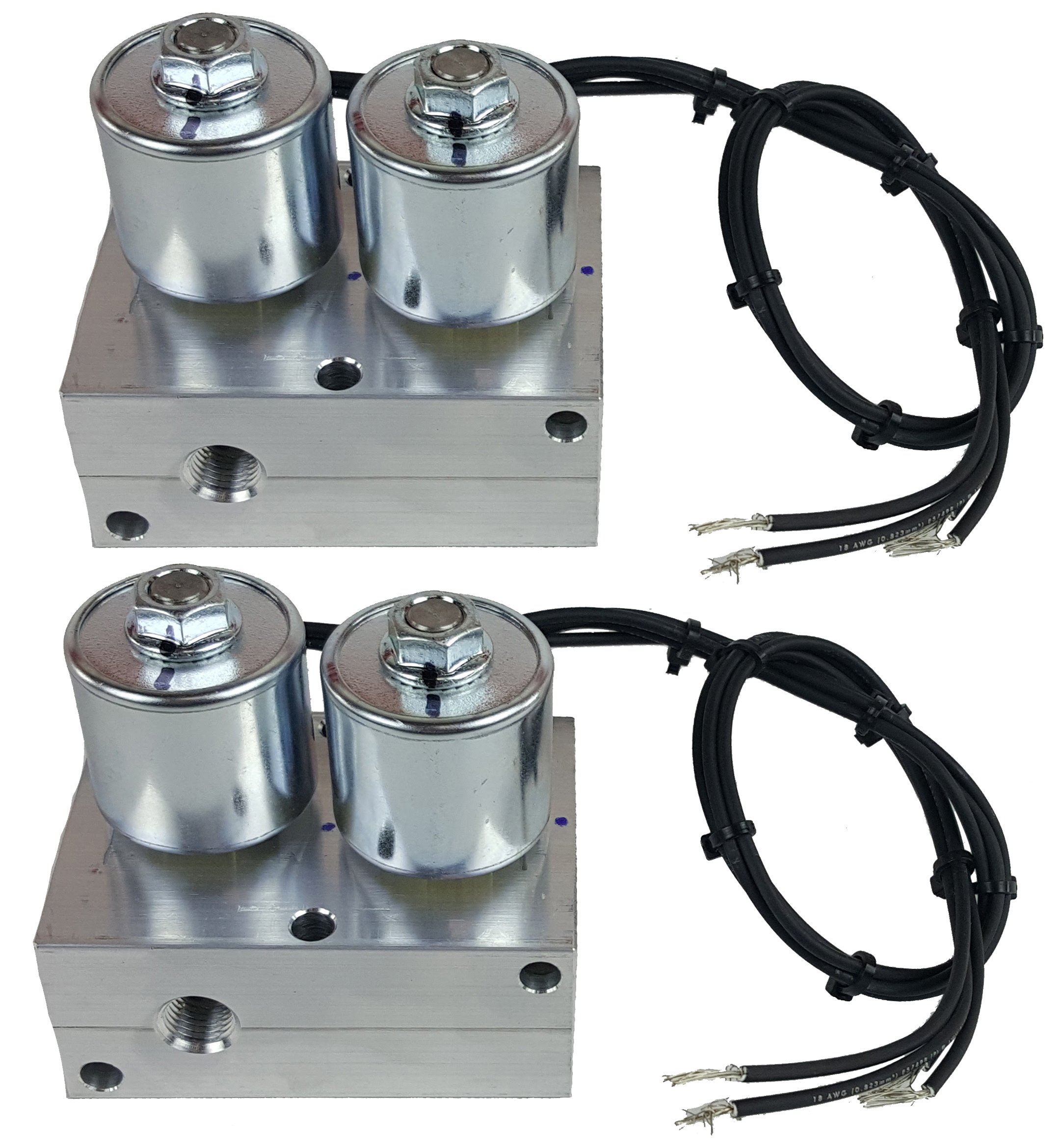 3/8"NPT Direct Action Air Manifold Valves 2-Pack 350 PSI Air Ride Control