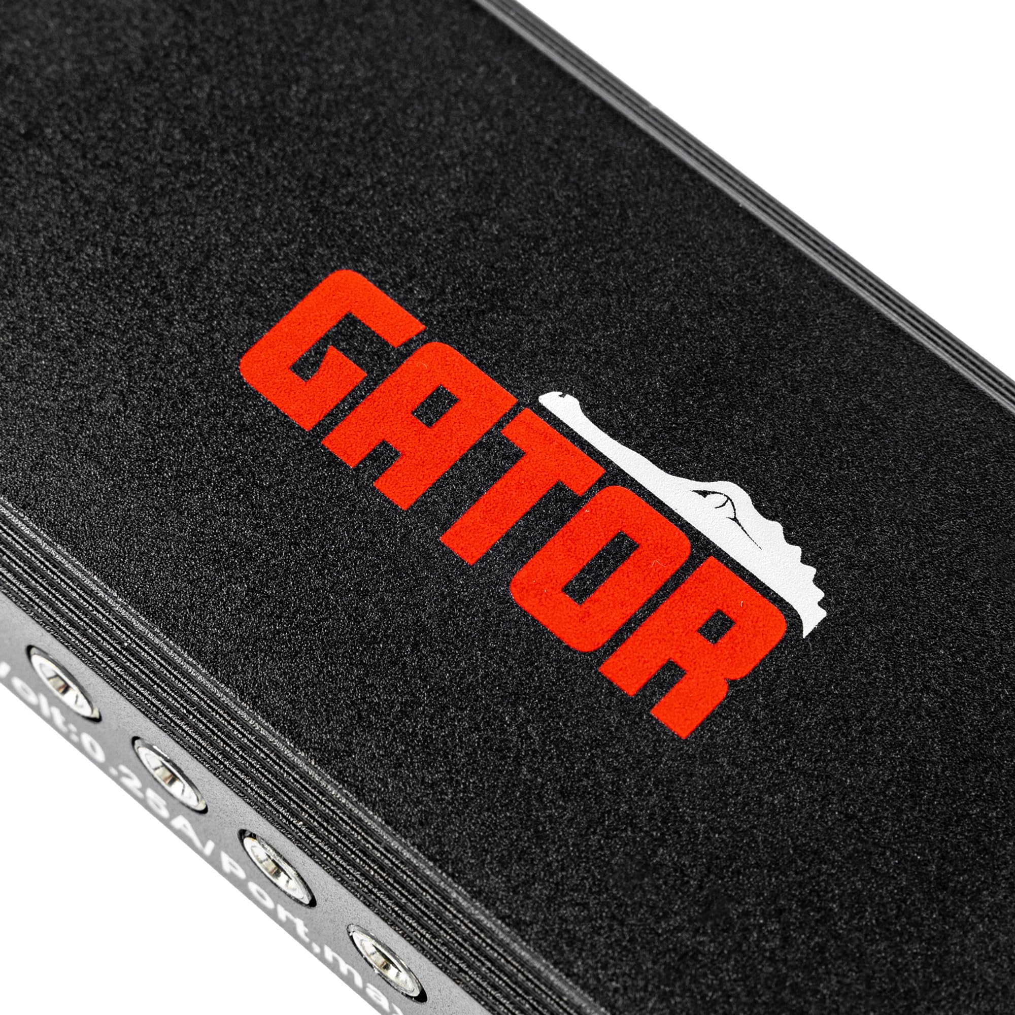 Gator Frameworks Multi-Output Pedalboard Netzteil – 8x 9V & 3x 18V Ausgänge – 1700 mA Gesamtleistung – Inkl. 9 Stromkabel – Kurzschlussschutz – Für Effektpedale (G-BUS-8-CE), Schwarz
