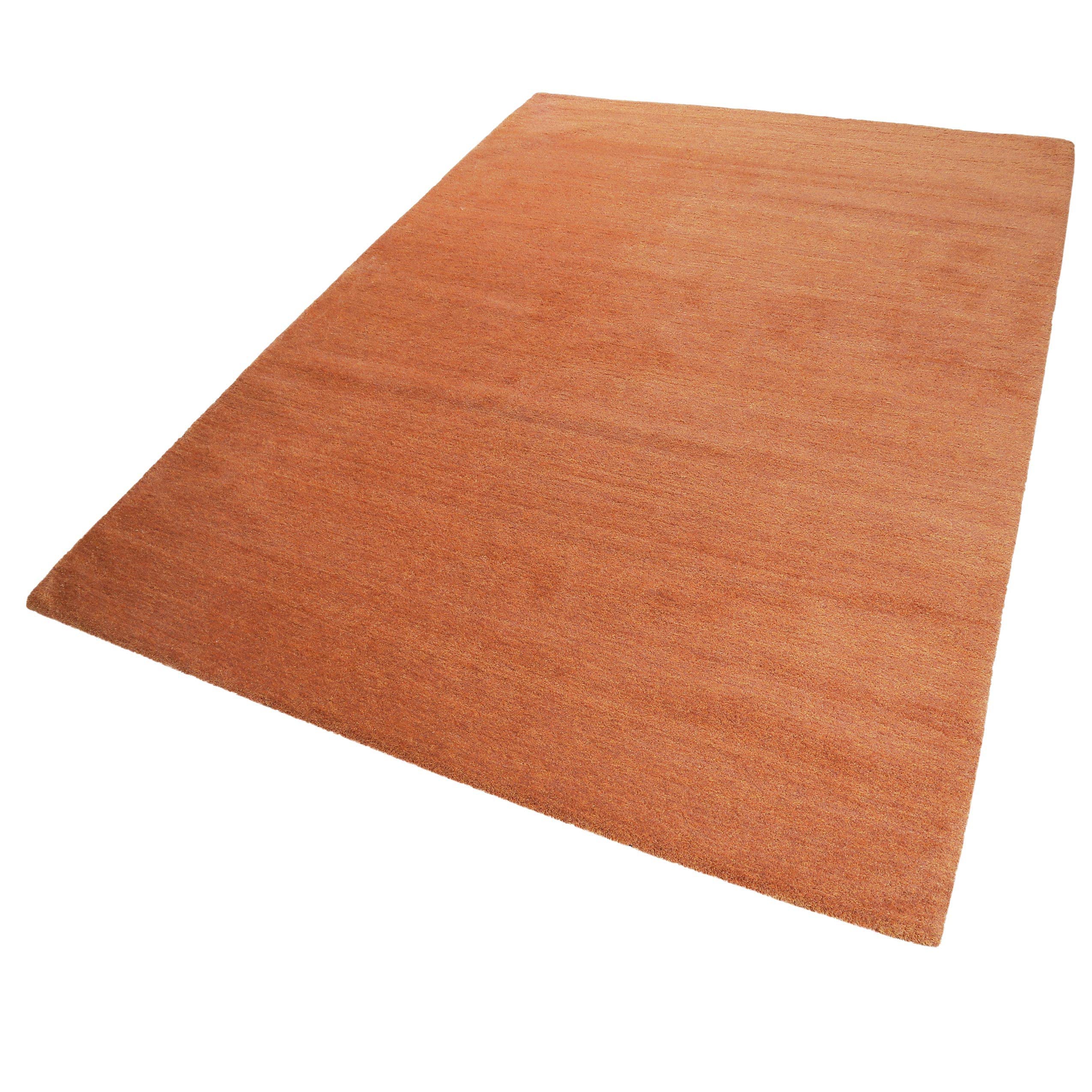 Przytulnie miękki dywan z wysokim runem, idealnie nadaje się do salonu, sypialni i pokoju dziecięcego LOFT (200 x 200 cm, pomarańczowy)