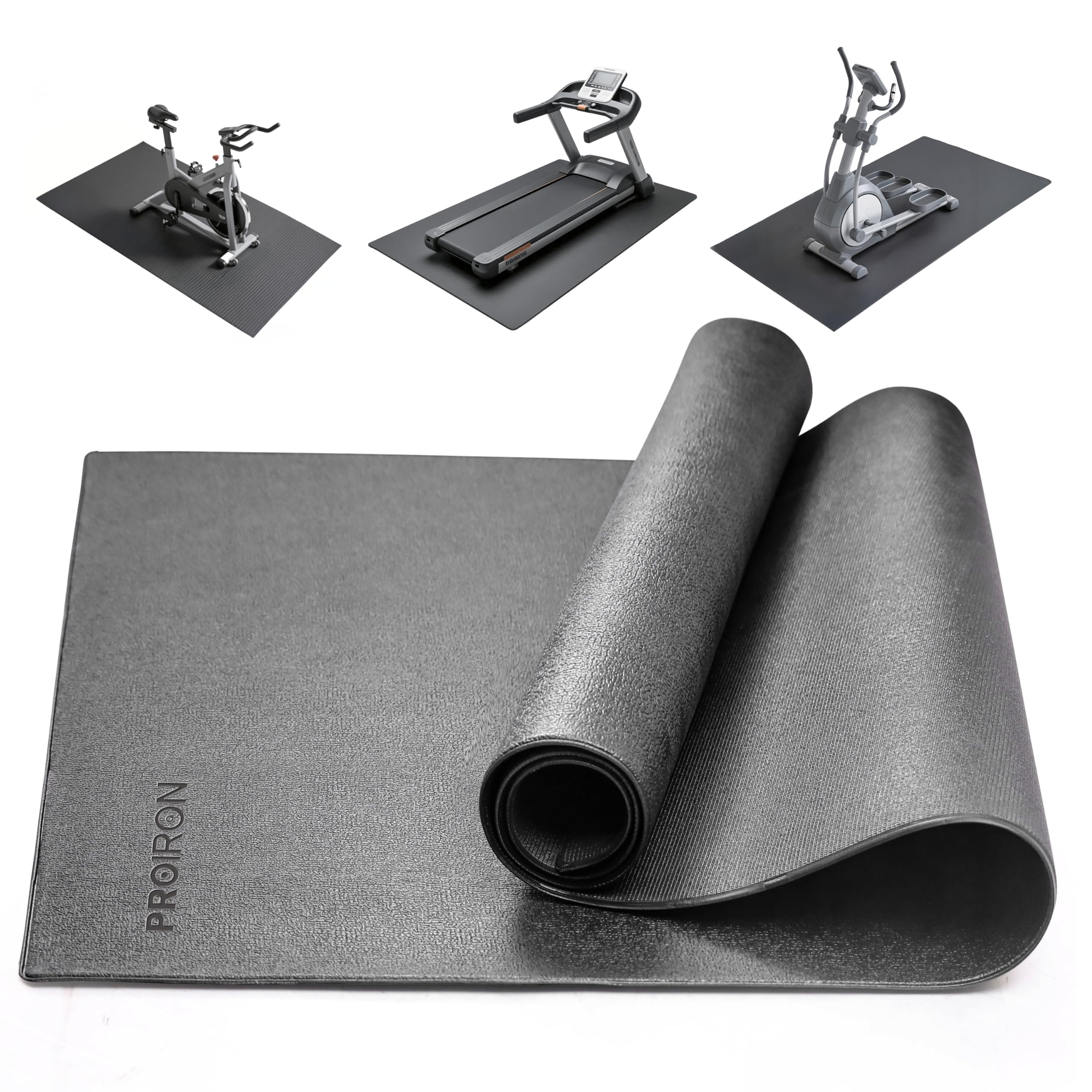 MONZANA® 8x Tappetino di protezione per pavimenti 45x45cm antiscivolo impermeabile fitness