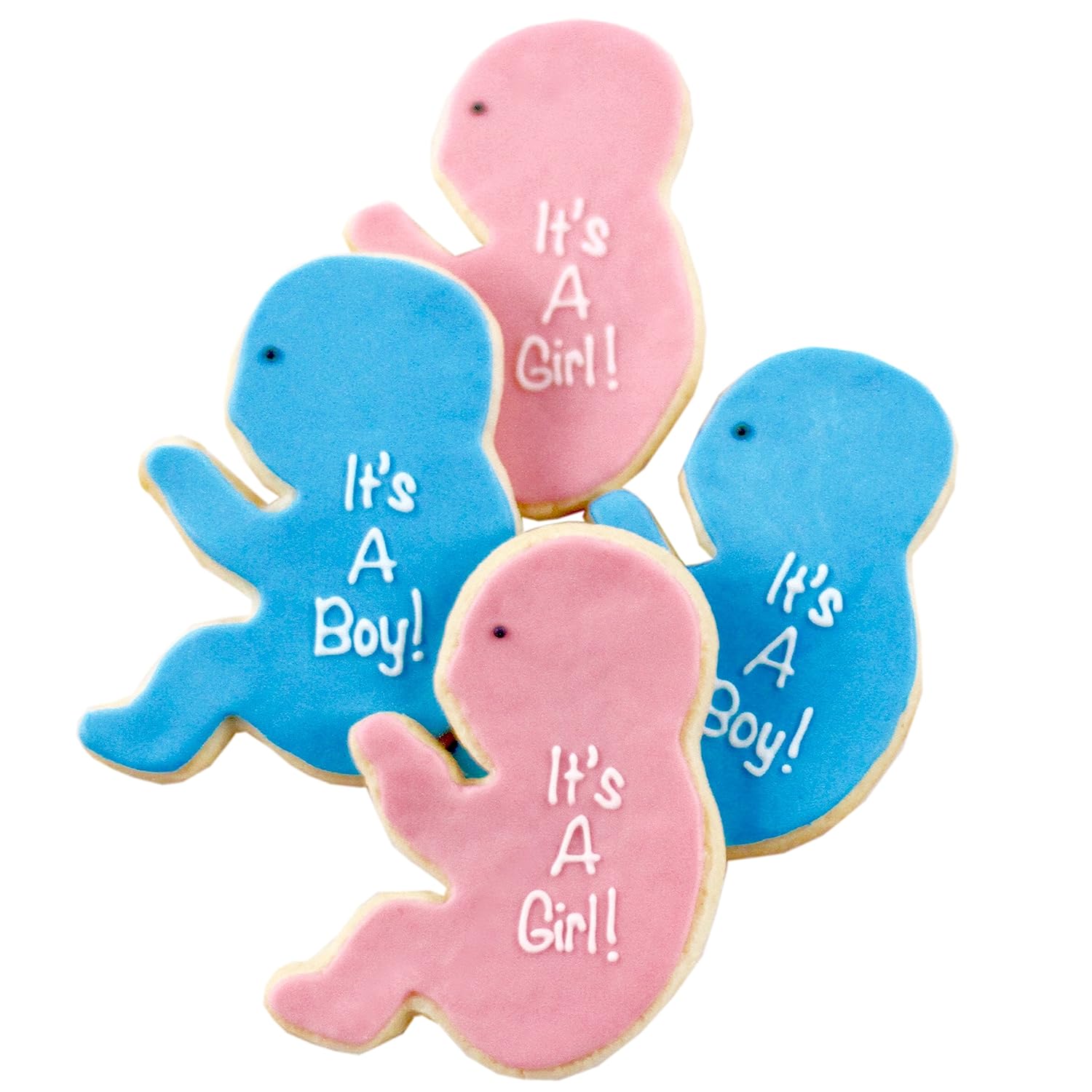 ½ Dz. Fetus Cookies! Gag, Gender Reveal, Themed Shower Party Gift, Thank you Favors