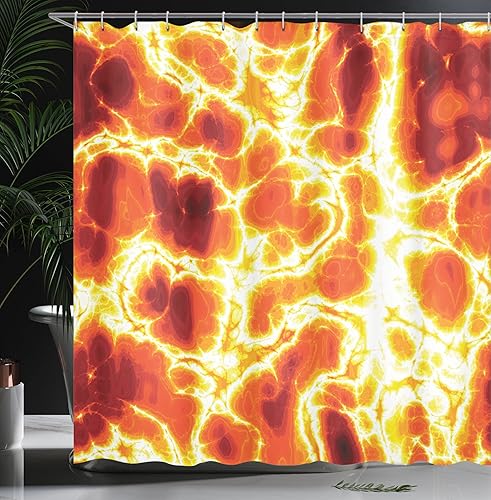 Miniatura 3 de Ambesonne - Colección de decoración, juego de cortina para regadera con ganchos