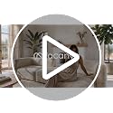 Acanva Mellow Modern Tight Curved Back Velvet Sofa, 4 Seater Modular image 7