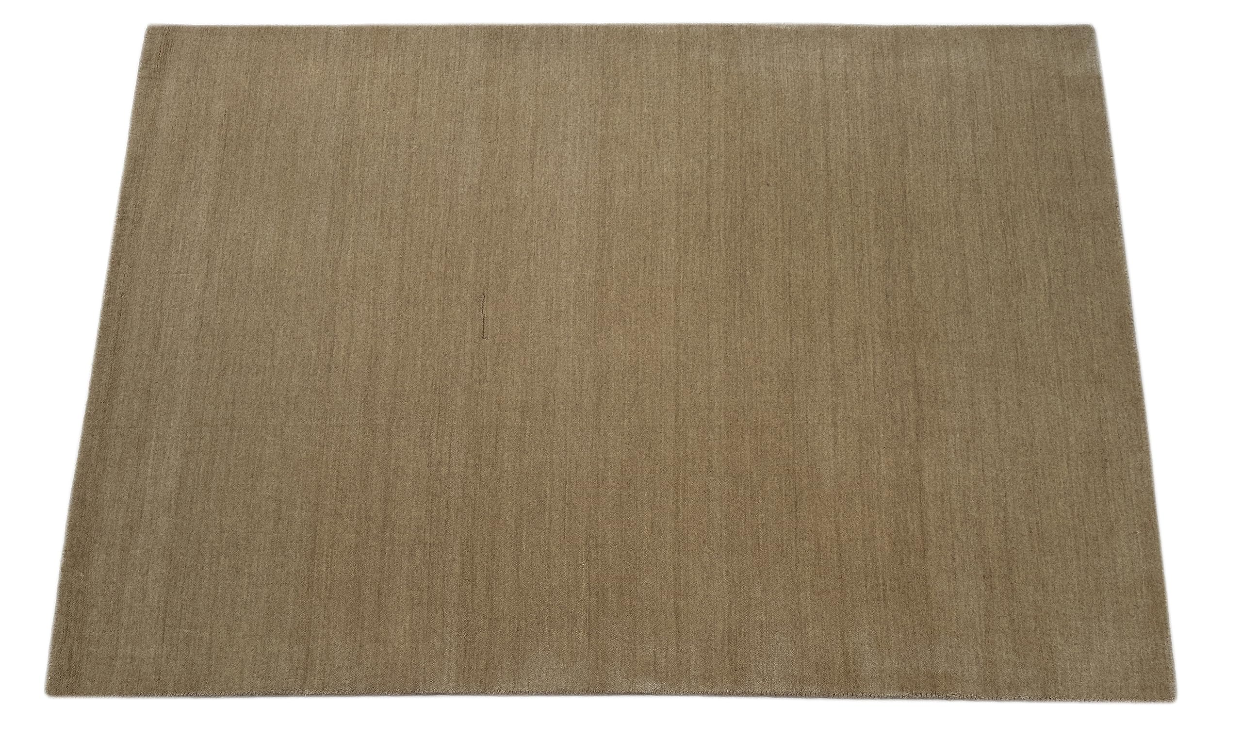 Tapis Oriental Gabbeh Fait Main en 100% Laine Loom tissé à la Main 120 x 180 cm Beige