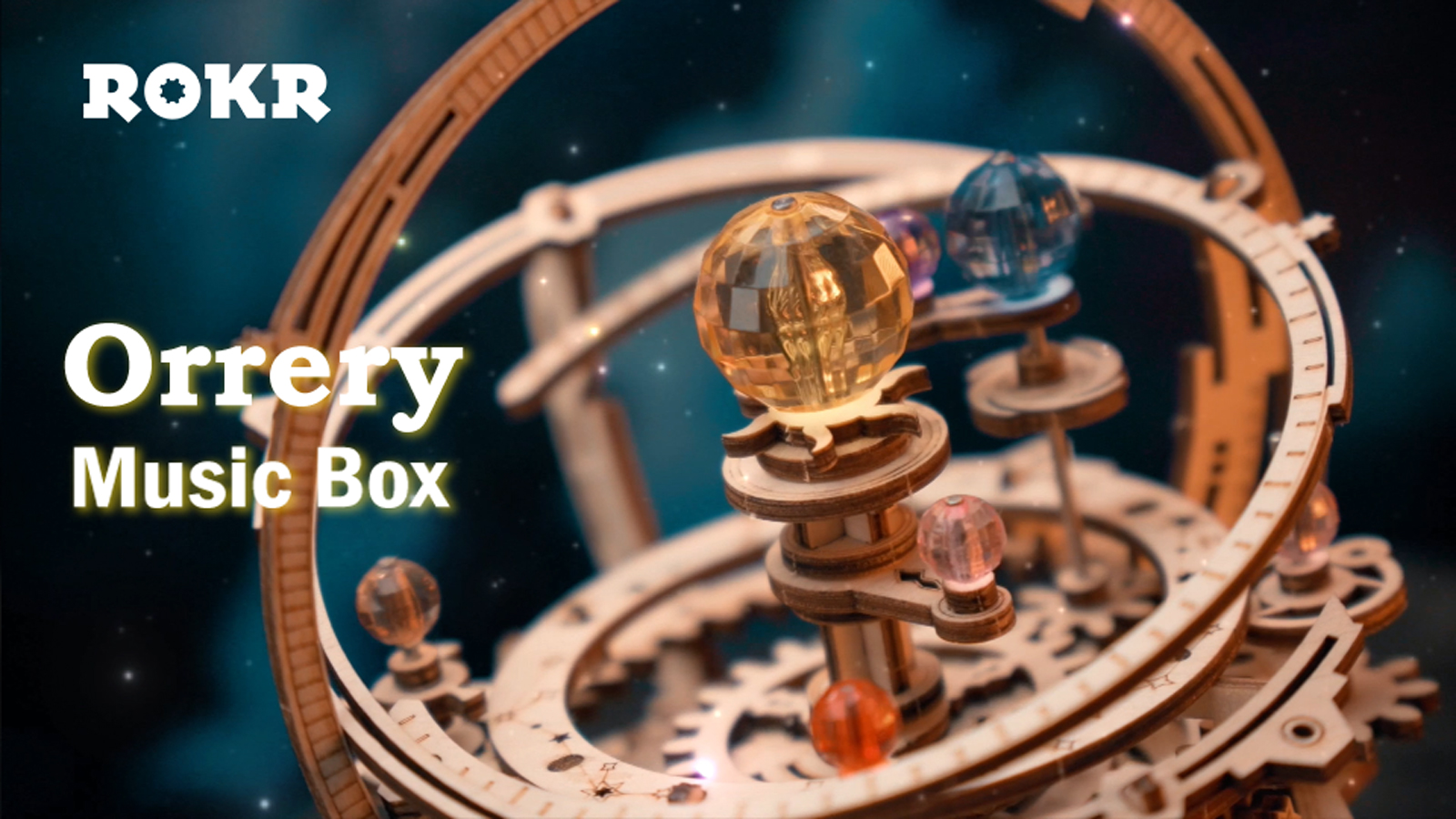Amazon.com: ROKR 3D Puzzles for Adults Orrery Music Box Wooden