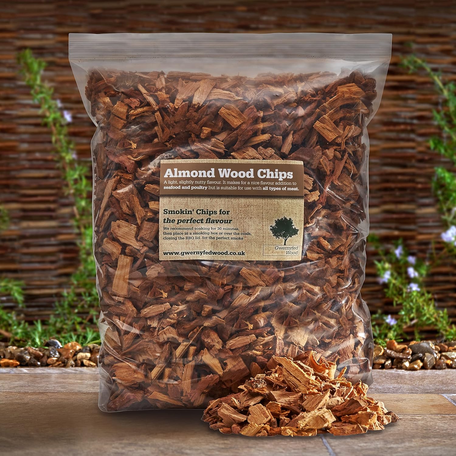 Smoking/Smoker Wood Chips Jumbo 4.5 Litre Bag (24 Great Flavours 100