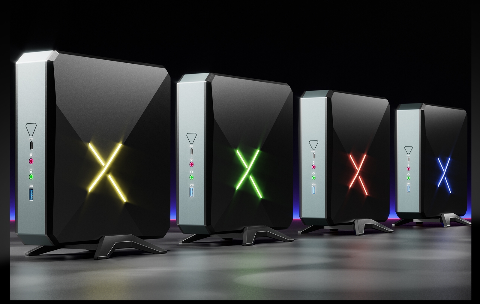 Amazon.co.jp: SkyBarium ミニPC ゲーミング デスクトップ パソコン 