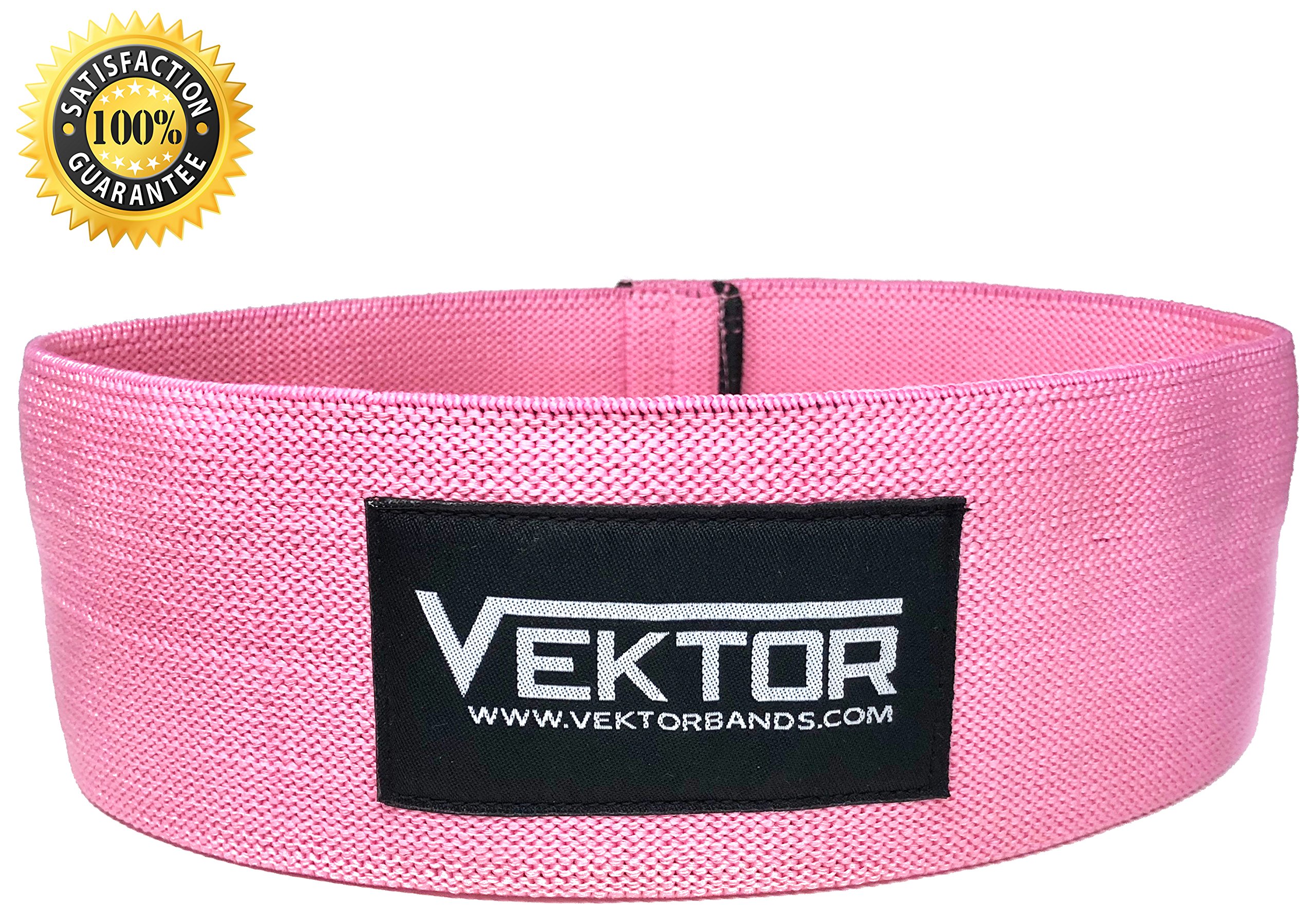 VEKTOR Premium Grippy Hip Resistance Band - Workout & Activate Glutes & Thighs Loop Circle Booty Hip Bands - Thick, Wide, Cloth - Soft & Non Slip