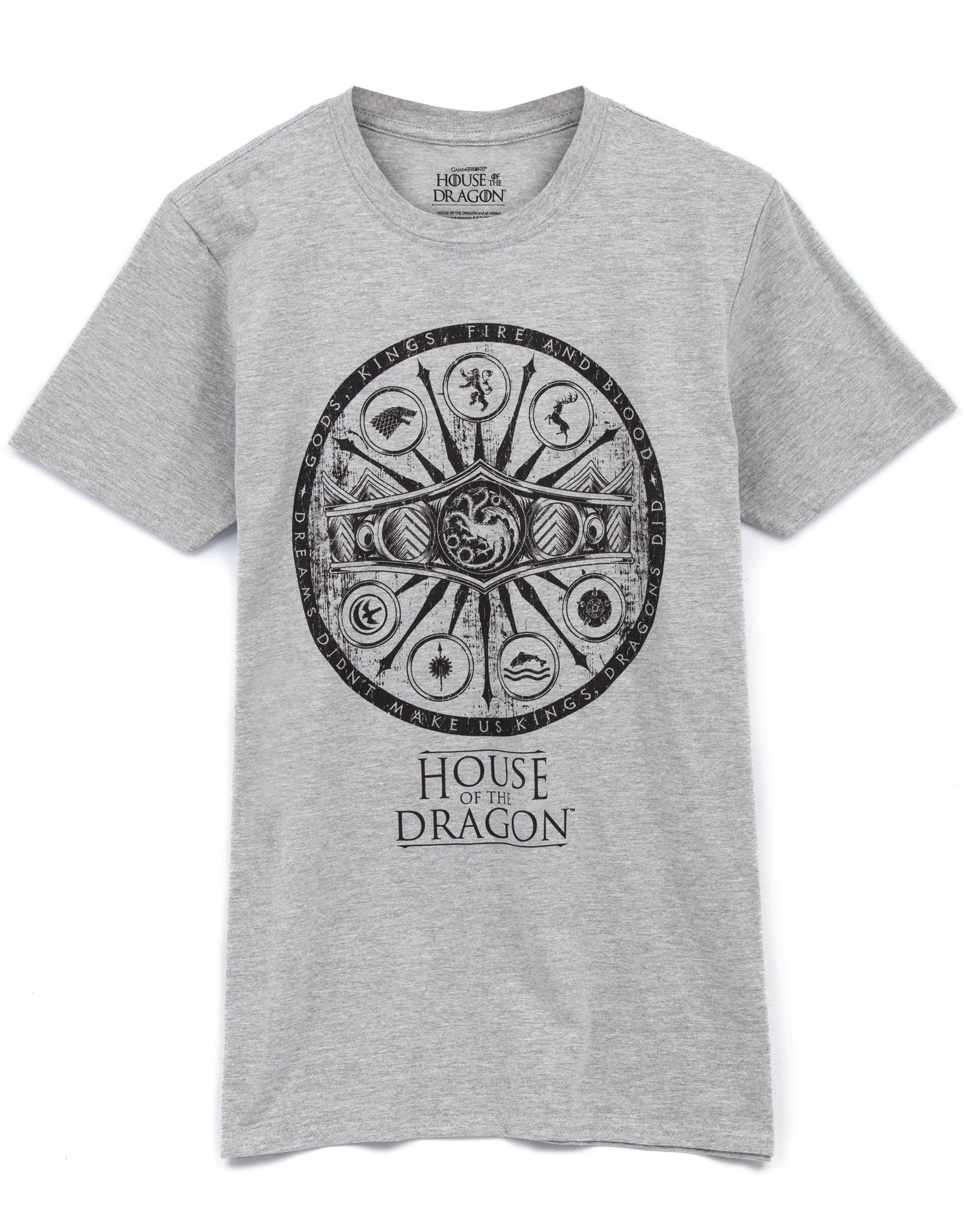 Vanilla Underground Game Of Thrones Mens Grey Symbols Short Sleeved T-Shirt (Large) from B&Q