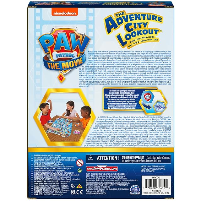 Foto 6 de 7 de Spin Master Games The Adventure City Lookout Game - El Juego Infantil para Paw Patrol: The Movie, 6062265