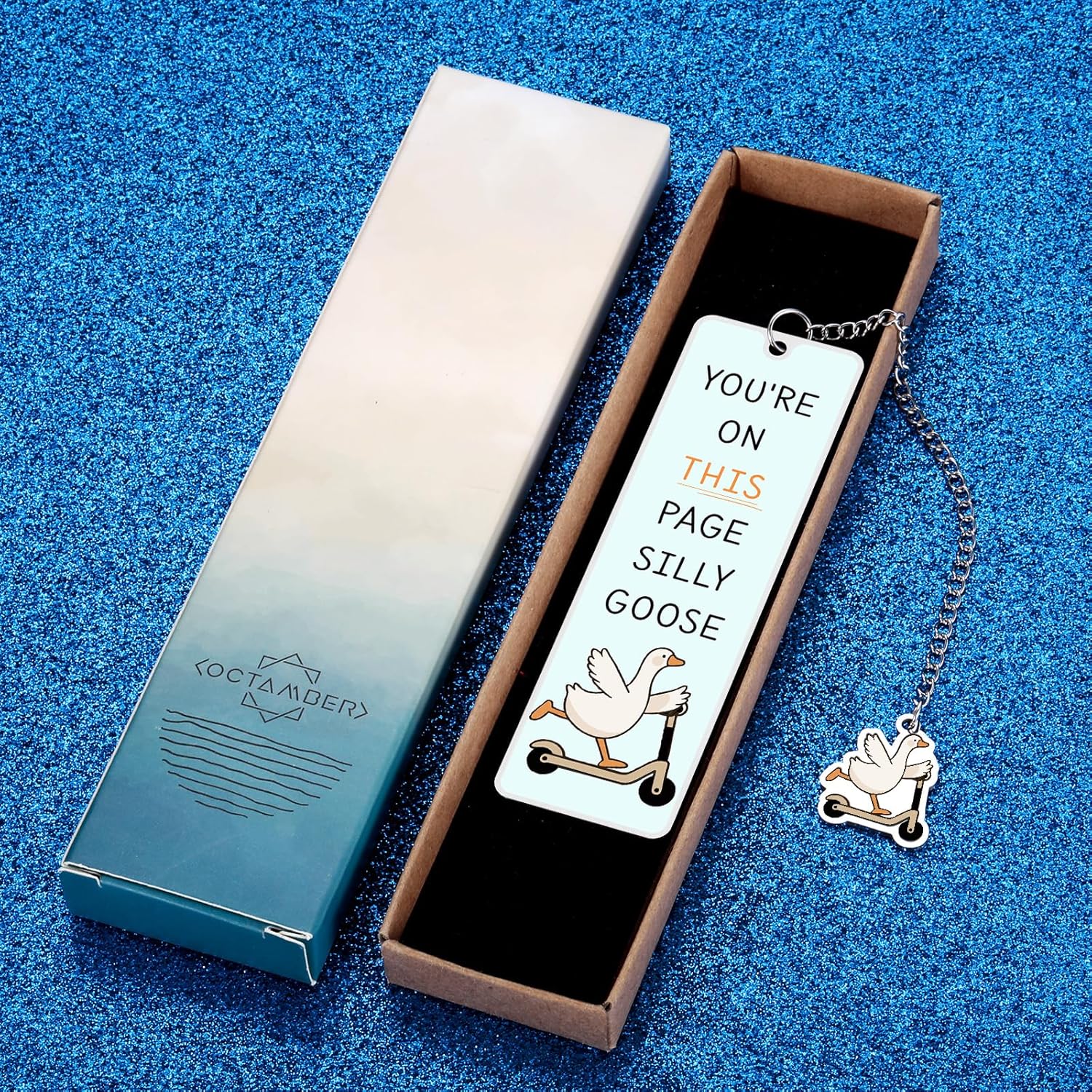 Silly Goose Bookmarks Funny Bookmark Gifts for Women Kids Valentines Day Gifts for School Book Accessories for Reading Lovers Novelty Cute Bookmarks Cool Gift for Reader Valentines Graduation Bookmark - Image 6