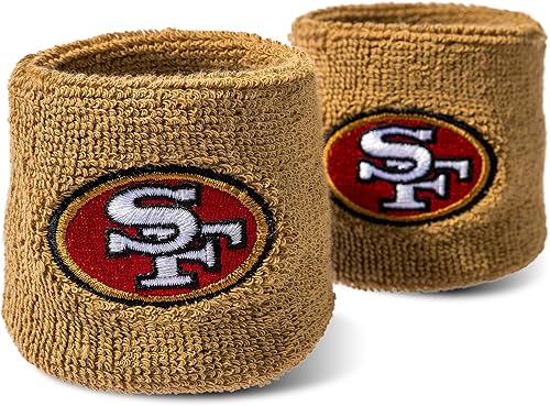 Miniatura 7 de Franklin Sports Muñequeras con Logotipo de Equipo de la NFL - Par de Muñequeras Juveniles para Disfraces y Uniformes