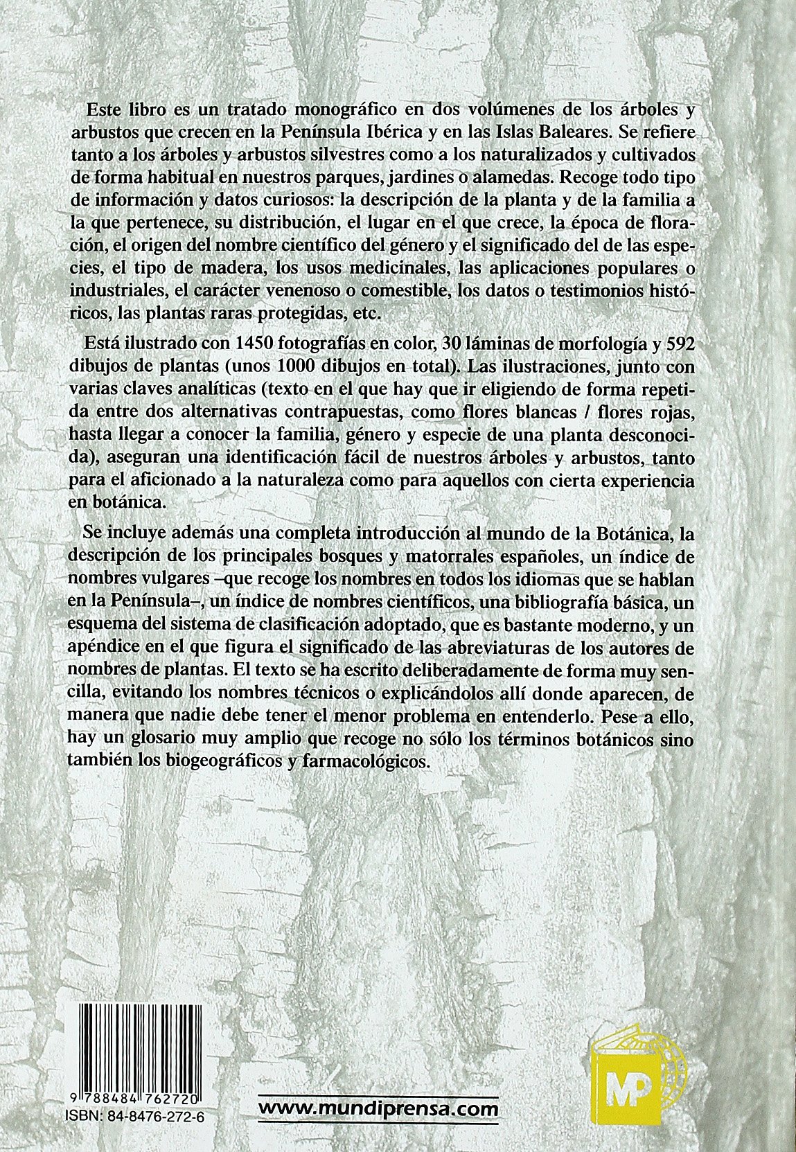 Los árboles y arbustos de la Península Ibérica e Islas Baleares. 2ª ed. (2 vols.) (Botánica) Español