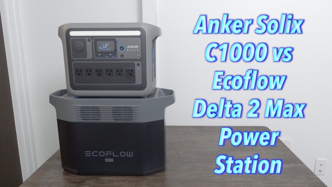 Watch Anker Solix C1000 vs Ecoflow Delta 2 Max Power Station on Amazon Live