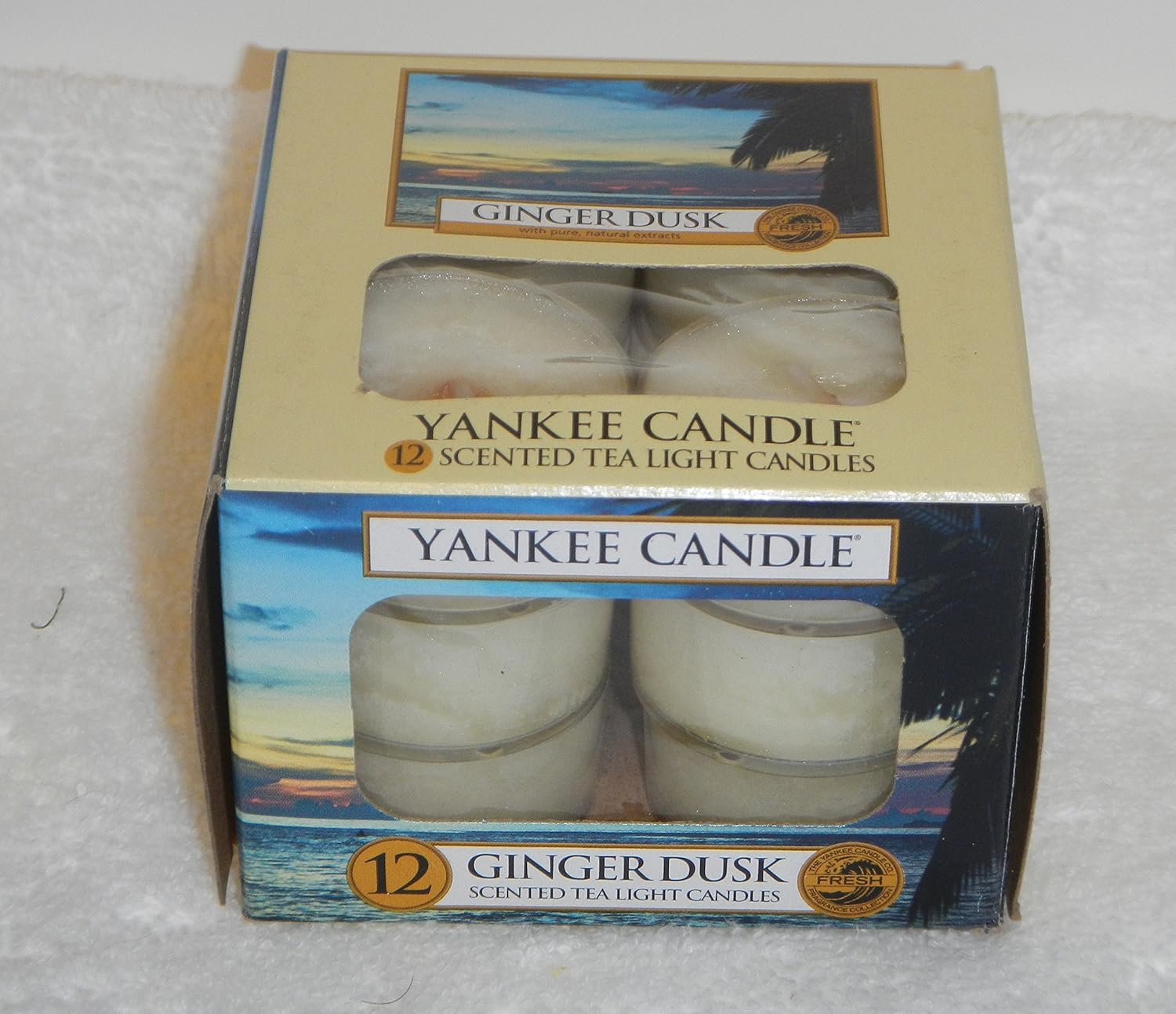 Yankee Candle 12Piece Tea Light Candles, Ginger Dusk by