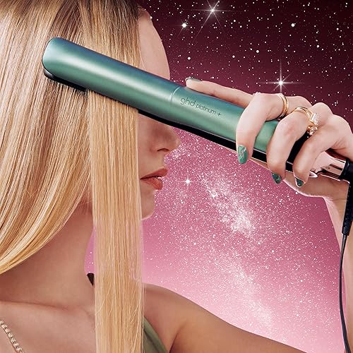 Miniatura 2 de ghd Platinum+ Styler - Plancha plana de 1 pulgada para todo tipo de cabello en edición limitada de jade seductor